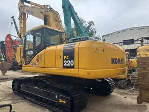 Excavadora de cadenas Komatsu PC220 de 22 toneladas, equipo de maquinaria pesada japonesa, excavadoras de cadenas Komatsu PC220 medianas en venta - Product Image 3