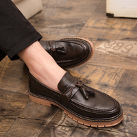 Zapatos Oxford Formales de Negocios Cómodos de Estilo Británico 2026, Zapatos de Vestir de Cuero PU para Hombre