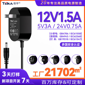 Adaptador de corriente Riddle 12V 1.5A 24V 0.75A para lámpara de escritorio - Product Image 4