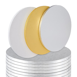 Bán buôn đế bánh hình tròn, vuông, chữ nhật, kích thước 3-18 inch, độ dày 3-12mm, chất liệu MDF, khay bánh sóng - Product Image 1