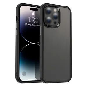 高級ハイエンドグリーン耐衝撃シリコンTPU電話ケースforIphone 14 13 12 11 Pro Max X XsXRメンズソフトフルプロテクトレンズカバー