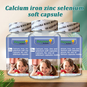 1000mg Gesunde Absorption Verdauungs gesundheit Calcium Eisen Zink Selen 100 Tabletten 1 Flasche <span class=keywords><strong>Softgel</strong></span> - Product Image 4
