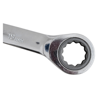 Clé combinée métrique SANEITE en acier au chrome-vanadium 8-32 mm, à fourche et à anneau 12 pans, outil de réparation automobile