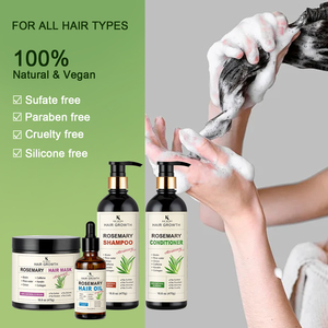 Nhãn hiệu riêng hương thảo bạc hà tăng cường dầu gội và điều hòa thiết lập cung cấp dinh dưỡng êm ái hương thảo tóc dầu - Product Image 2