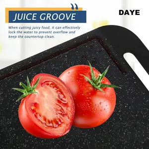 Logo B9138S Kitchen Chopping Board Set of 3 Marble Design Cutting Boards Three Item Set