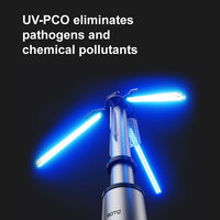 Purificateur d'air commercial portable SOTO UV360, stérilisateur UV avec lampe germicide, contrôle intelligent haute efficacité, désinfection de l'air par UV