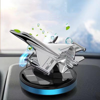 Purificateur d'Air Solaire Rotatif en Alliage d'Aluminium de Luxe pour Voiture et Avion, Diffuseur de Parfum d'Aromathérapie