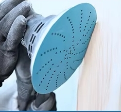 125 мм 150 мм круглый крючок и петля синий абразивный шлифовальный диск для автомобильного кузова - Product Image 3