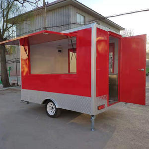 रसोई उपकरण के साथ अनुकूलित मोबाइल बार ट्रक 18 फीट सड़क आइसक्रीम कॉफी कार्ट - Product Image 1