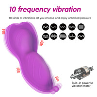 Schmetterlingsförmiger Slip-Vibrator APP-Fernbedienung Diskreter Tragbarer Klitoris-Stimulator Geräuschlos Wasserdicht Liebes-Ei für den Außenbereich