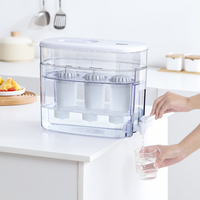 Tangki Air Rumah Tangga Bluetech HS522 9L dengan Filter F004 1 atau 3 Unit Menghilangkan Bau & Logam Berat Mineral Air Alkali
