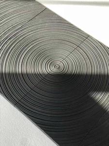 Paneles de Pared Circulares de Madera Maciza con Textura 3D Negra de Lujo, Revestimiento Decorativo Fluorescente para Interiores y Exteriores, Escaleras, Sala de Estar - Product Image 3