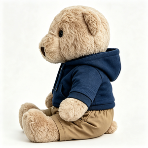 Orsacchiotto di Peluche Casual <span class=keywords><strong>con</strong></span> <span class=keywords><strong>Felpa</strong></span> <span class=keywords><strong>con</strong></span> Cappuccio, Giocattolo Morbido Personalizzato in Stile Casual - Product Image 4