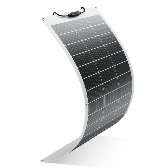 High Quality Rvpozwer Lightweight Monocrystalline Solar Panels 100W Portable Flexible White Border 22% Efficiency 25-Year