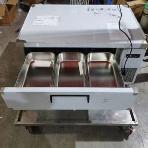 Commerciële keuken onderbouw koelkast roestvrijstalen koelkast werktafel vriezer chef-kok koelkasten met <span class=keywords><strong>4</strong></span> laden - Product Image 5