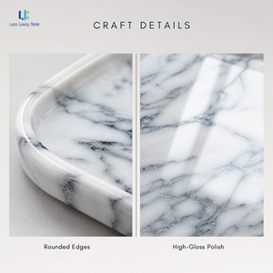Plateau <span class=keywords><strong>de</strong></span> toilette ovale <span class=keywords><strong>en</strong></span> marbre naturel Luca |   Plateau à bijoux <span class=keywords><strong>en</strong></span> pierre polie, Récipient à parfum, Organisateur <span class=keywords><strong>de</strong></span> salle <span class=keywords><strong>de</strong></span> bain, Décoration intérieure, Personnalisé OEM - Product Image 4