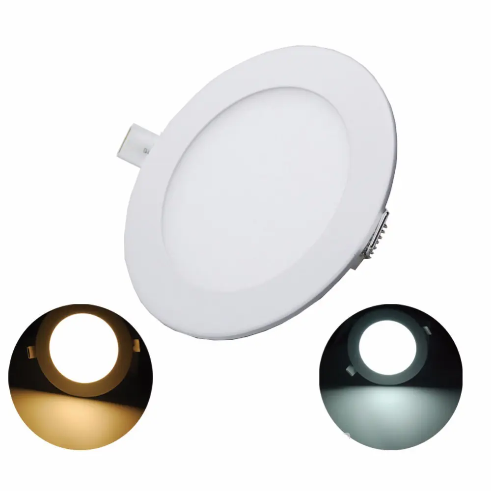 Plafond Mount Verzonken Muur Indoor Slanke Verlichting Celling 7w 24V Led Ronde Paneel Licht