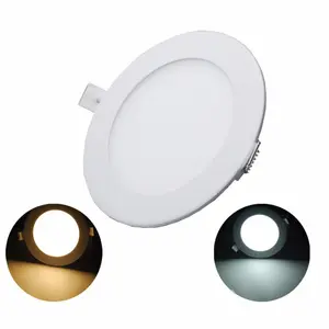 Ceiling Mount Recessed Wall Indoor Slim Lighting Celling 7ワット24V Led Round Panel Light