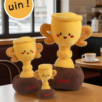 Trophées personnalisés avec logo, jouets en peluche créatifs et adorables, certificats, logos, prix amusants et cadeaux pour événements