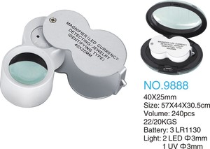 No.9888 40x25 mét Led Jewelry Loupe , UV tệ phát hiện Mini kính lúp - Product Image 6
