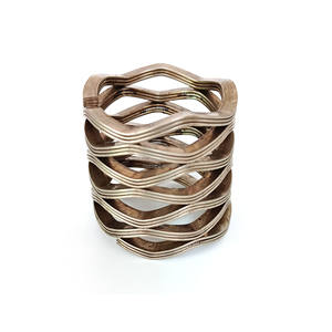 Endüstriyel Özel Gümüş Renkli Metal Hidrolik Paslanmaz Çelik Dalga Yay Geri Dönüş Yayları Üreticisi WG Marka Çin - Product Image 2