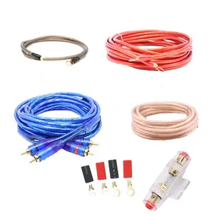 8 AWG Xe Amp & Loa Stereo Âm Thanh Cài Đặt Cáp Khuếch Đại Loa Siêu Trầm Xe Amp Hệ Thống Dây Điện Kit 8ga 4ga <span class=keywords><strong>10</strong></span> Ga Amp Kit - Product Image 1