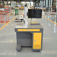 Nouvelle machine de marquage laser à fibre 50W avec refroidissement par eau, système de contrôle Ruida, graveur de pierre et de métal pour le traitement industriel