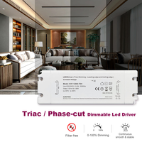 Fuente de Alimentación de Voltaje Constante de 30W 60W 12V 24V 36V 48V, Controlador LED de Potencia Constante con Atenuación para Campana de Cocina