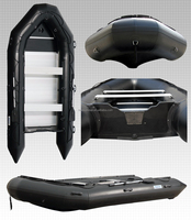 Vente directe d'usine, bateau pneumatique rigide de pêche et de sauvetage avec moteur, prêt pour la navigation à la voile, certifié CE, capacité de 6 personnes