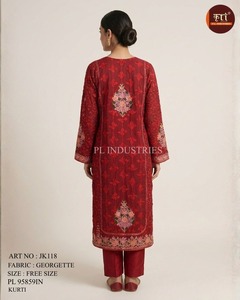 Most Selling Women <b>Kurti</b> Stylish Fabric Ethnic Wear <b>Kurti</b> For Daily Wear Casual And Office Use Available At Export Price - Product Image 4
