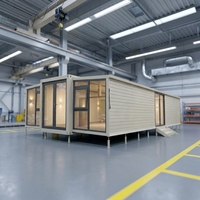 Maison conteneur extensible préfabriquée, maison conteneur pliable extensible