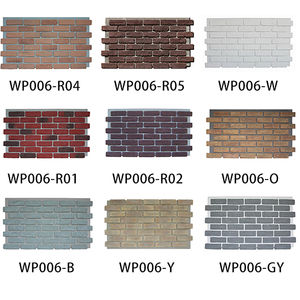 Rivestimento Murale Artificiale Pannello in Mattoni PU <span class=keywords><strong>per</strong></span> Ristrutturazione Casa Copertura Murale in Schiuma 3D Effetto Mattone <span class=keywords><strong>per</strong></span> <span class=keywords><strong>Interni</strong></span> ed Esterni - Product Image 2