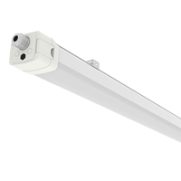 Lampu Batten 2FT 20W Linear High Bay LED dengan Sensor Microwave, Lampu Industri untuk Tempat Parkir, IP66, Garansi 3 Tahun, SAA CE