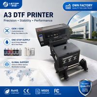 Imprimante DTF multifonctionnelle LETOP Factory pour vêtements, imprimante numérique pour t-shirts, avec deux têtes I3200 Xp600