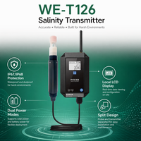 Vente en gros WES WE-T126 Moniteur de qualité de l'eau sans fil LoRa 0-70PSU IP67 Testeur de salinité pour l'agriculture intelligente Système IoT