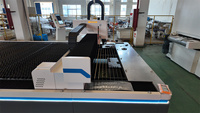 Machine de découpe laser à fibre CNC de haute précision pour tôles et tubes métalliques, fabrication industrielle, fabriquée en Chine