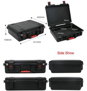 Étui à outils en plastique dur <span class=keywords><strong>étanche</strong></span> adapté aux ordinateurs portables, petits drones, caméscopes, caméra d'action et autres - Product Image 5