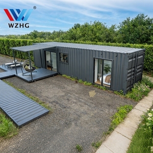 Maisons Modulaires en Acier, Maison Conteneur de <span class=keywords><strong>Luxe</strong></span>, Cabane Préfabriquée, <span class=keywords><strong>Tiny</strong></span> <span class=keywords><strong>House</strong></span> Préfabriquée, Maison 3 Chambres, Conteneur de 20 Pieds - Product Image 1
