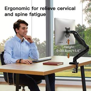 Support de moniteur unique, <span class=keywords><strong>bras</strong></span> de moniteur <span class=keywords><strong>articulé</strong></span> à ressort à gaz, support de moniteur réglable - Product Image 6