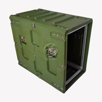 16U plastique dur étanche IP65 19 pouces boîtier de montage en rack antichoc
