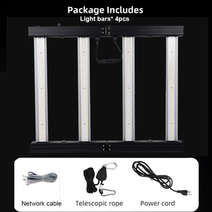 Sanyiba 240W cho Samsung lm281b quang phổ đầy đủ dẫn phát triển ánh sáng IP66 Nhôm Cơ thể đèn với thiết kế có thể gập lại - Product Image 5