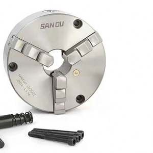 Mâchoires en acier trempé K11-125 montage direct auto-centrage <span class=keywords><strong>tour</strong></span> à <span class=keywords><strong>bois</strong></span> tournage perceuse fraiseuse Camlock <span class=keywords><strong>mandrin</strong></span> à défilement manuel - Product Image 4