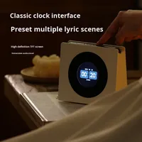 Enceinte Ambiante Intelligente avec Visualiseur Dynamique et Sons Naturels Apaisants pour le Yoga, la Méditation et l'Ambiance Moderne du Bureau à Domicile