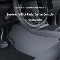 Protection anti-coup de pied pour console centrale intérieure de voiture, compatible avec Model Y, en ABS, anti-rayures, accessoires de voiture fabriqués en Chine