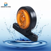 Produits en gros 24V LED Camion Double Face Caoutchouc Lumière Rouge Jaune Blanc pour Camion Voiture Led Travail Côté Lumière