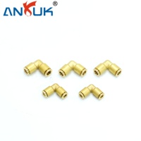 Raccords pneumatiques ANRUK PC2 NPT 1/8 en laiton pour bras robotique, tubes en nylon, qualité industrielle