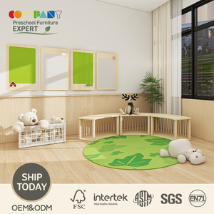 COMPANY Ensemble de poutres d'équilibre en bois moderne pour la motricité globale des tout-petits, mobilier de garderie et salle sensorielle - Product Image 2
