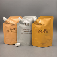 Vente chaude Nouveau Produit PE Liquide Pochettes PET Stand Bec Buse pour Boissons Froides Lait Thé Café Soda Eau Minérale Whisky