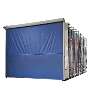 Gran sala de pulido sin polvo de plegado y secado automático, pista eléctrica, sala de pintura en aerosol telescópica, aerosol telescópico móvil - Product Image 5