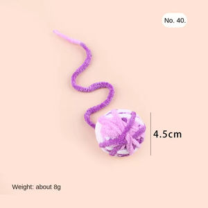 Mainan kunyah bel bawaan tali & benang hewan peliharaan untuk kucing/anjing gigi Kesehatan & kebosanan - Product Image 5